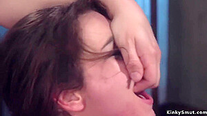 Sexy Curved Ass Tied Brunette Fucked With Seth Gamble And Kimber Woods