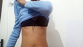 Sexy Indian Girl Masturbates At Home  ( 4)