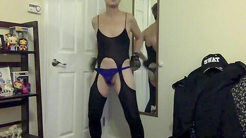 Sexy Logan Cosplay Swat Police Officer Cop Stripping Dancing
