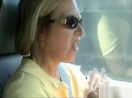 Sexy Suz   milf masturbating while driving her car