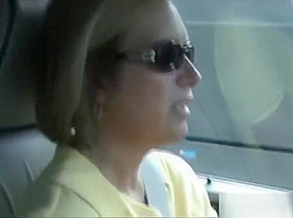 Sexy Suz   milf masturbating while driving her car