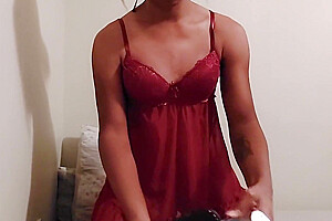 Sexy Tranny Masterbates And Big Cum Finish