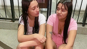 Sexy Young Lesbians Fuck When Their Parents Leave Home