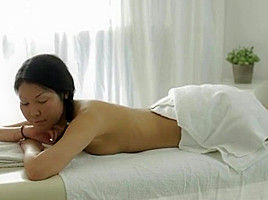 Sexy asian teen 18+ enjoys getting fucked by her Russian masseur