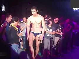 Sexy hunks on stage
