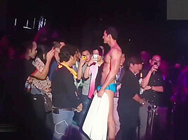 Sexy hunks on stage