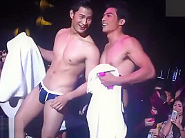 Sexy hunks on stage
