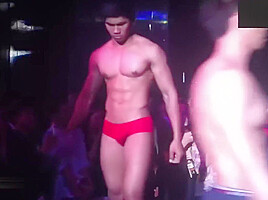 Sexy hunks on stage