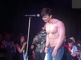 Sexy hunks on stage