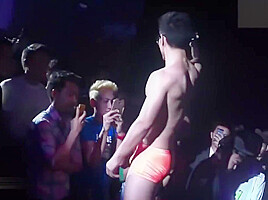 Sexy hunks on stage