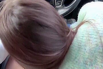 She Always Sucks My Cock When We Are Going On A Trip