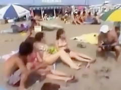 She gets drilled and goes to the beach to get some more dic