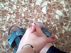 Shoeplay Dangling And Footjob Simulation! With Dirty Talking!