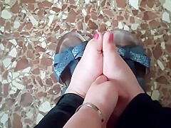 Shoeplay Dangling And Footjob Simulation! With Dirty Talking!