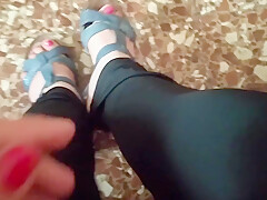 Shoeplay Dangling And Footjob Simulation! With Dirty Talking!