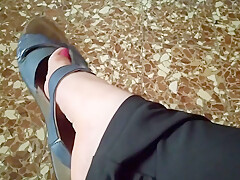 Shoeplay Dangling And Footjob Simulation! With Dirty Talking!