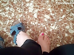 Shoeplay Dangling And Footjob Simulation! With Dirty Talking!