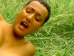 Short Haired Ebony From France Fucking Outdoors
