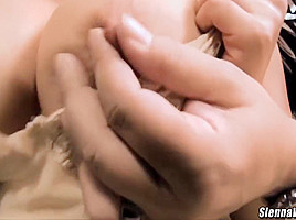 Sienna West smashed with a huge white dick cum on tits - Chris Charming