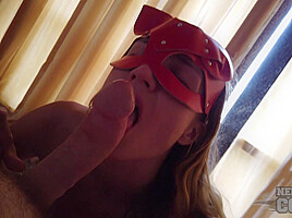 Skinny Model Miss Pussycat Gives Lucky Cameraman Pov Blowjob Penis Cum Lover