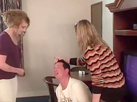 Slapped and by girls less than half his age