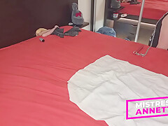 Slave Licks Mistresss Pussy  She Pushes His Head Harder To Her Pussy  Femdom Training