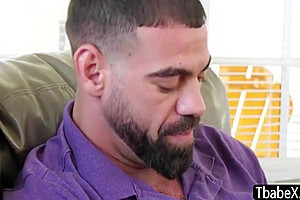 Slim Ts Babysitter Hungrily Swallows Ricky Larkins Cock With Khloe Kay