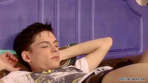 Slim Twink Loves His Toys - Aaron Aurora