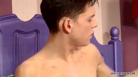 Slim Twink Loves His Toys - Aaron Aurora