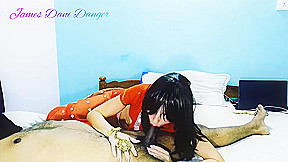 Slut Wife Gives Super Sloppy Handjob And Swallow Cum