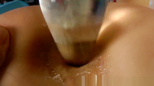Slut gets butt plugged