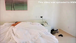 Slut teen 18+ Step sister Gives Step brother Morning Suck Job