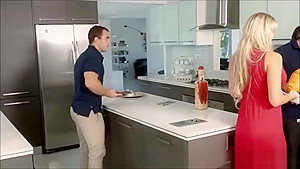 Slut teen 18+ Step sister Gives Step brother Morning Suck Job