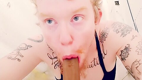 Slutty Horny Wet Ftm Masturbates With Vibrator Then Sucks Your Bbc Pov