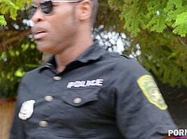 Slutty Step sisters Dellai Eveline and Dellai Silva DP'd by Cops with BBCs GP2195 - PornWorld