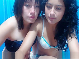 Slutty cuban babes need some threesome
