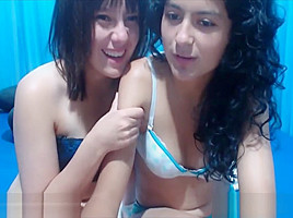 Slutty cuban babes need some threesome
