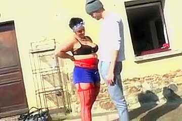Snazzy busty mature in anal fisting and squirt movie
