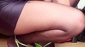 So many high heels and shoes for her legs by Foot Girls