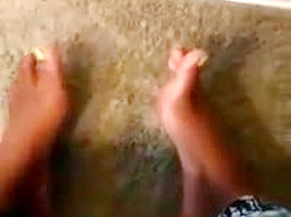 Some ole feet play