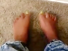 Some ole feet play