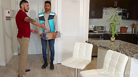 Special Bareback Delivery Tease by ManUpFilms