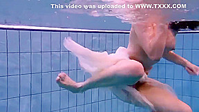 Special Czech teen 18+ hairy pussy in the pool