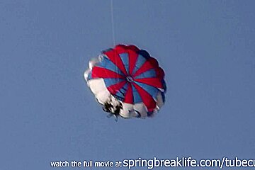 SpringBreakLife Video: Naked Parasailing