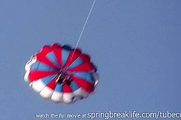 SpringBreakLife Video: Naked Parasailing