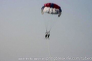 SpringBreakLife Video: Naked Parasailing