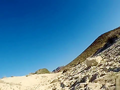 Spunky Girl Sucks Dick for Cum on a Public Beach in Mexico