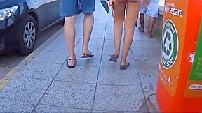 Spy and college girl ass hot on the beach