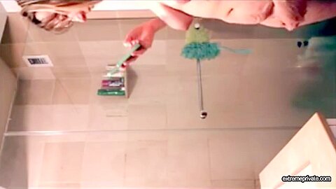 Spying On The Erotic Shower Of