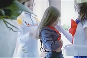 Spying On Three Nude Cosplay Babes
